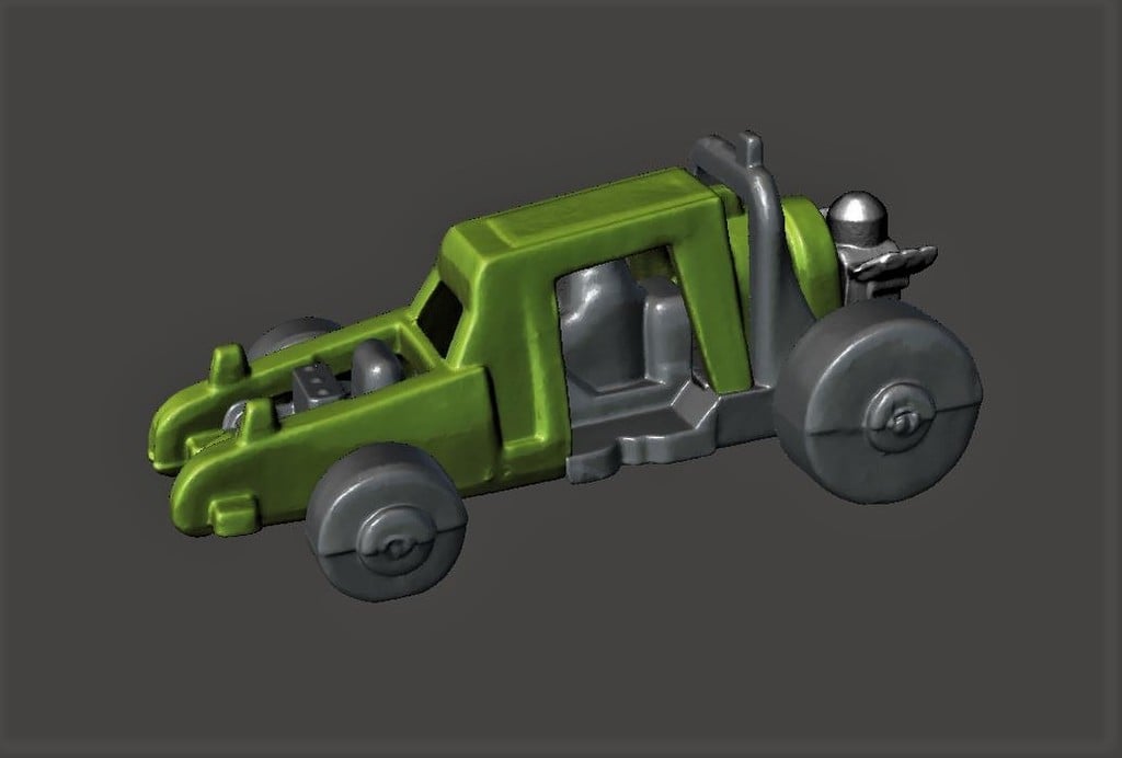 Thunder Road Buggy - Game Token 3D Scan