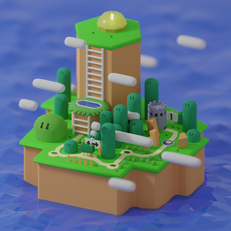 Yoshi's Island from Super Mario World