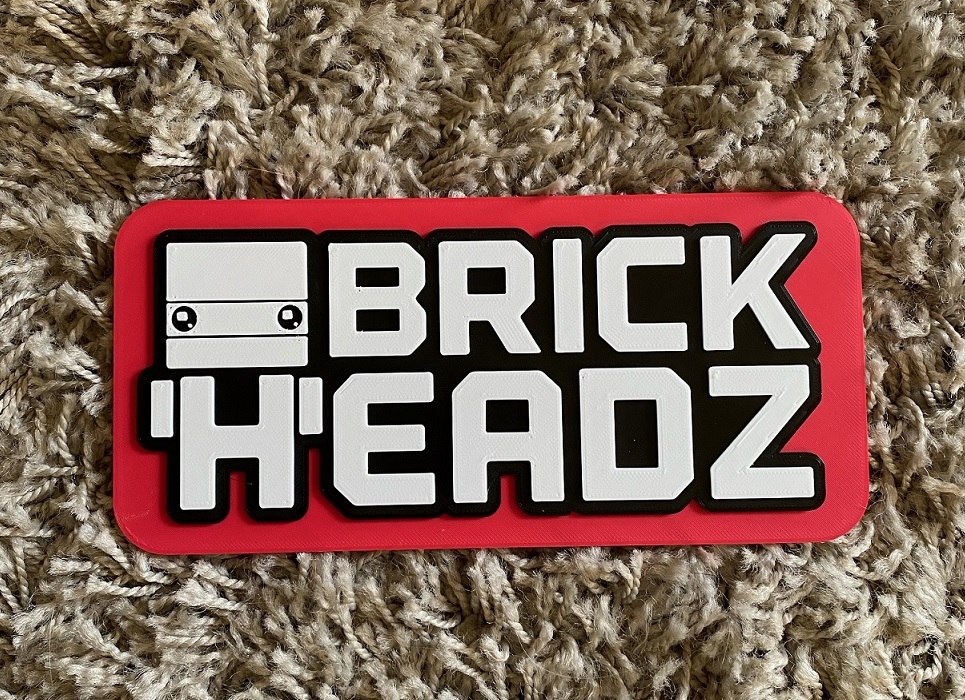 Brickheadz sign