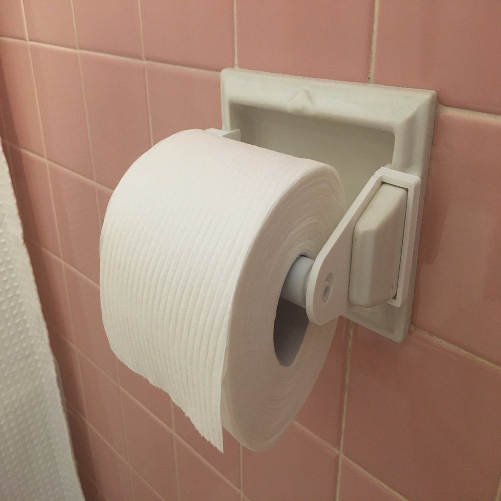 Toilet Paper Roll Extender (No support or glue)