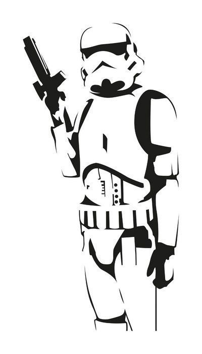 Storm Trooper stencil
