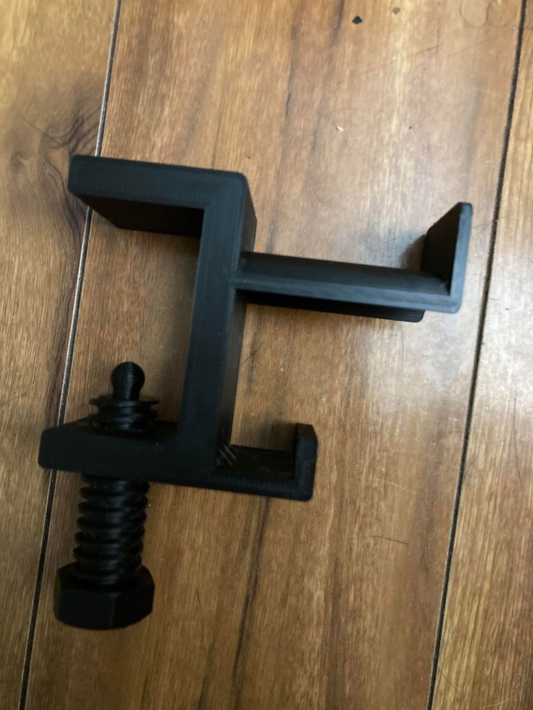 Headphone Clamp with cable hook