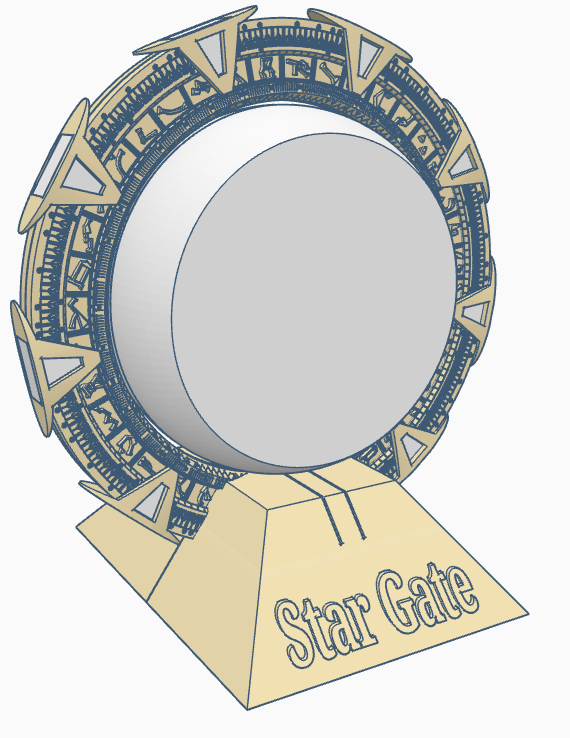 Star Gate designer lamp