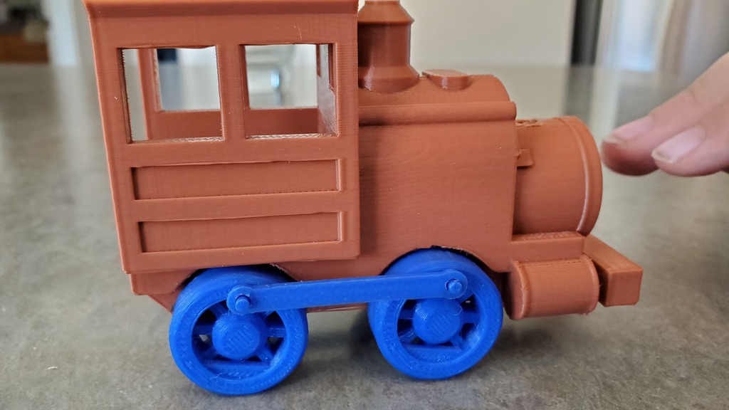 Toy Train Improved Wheels