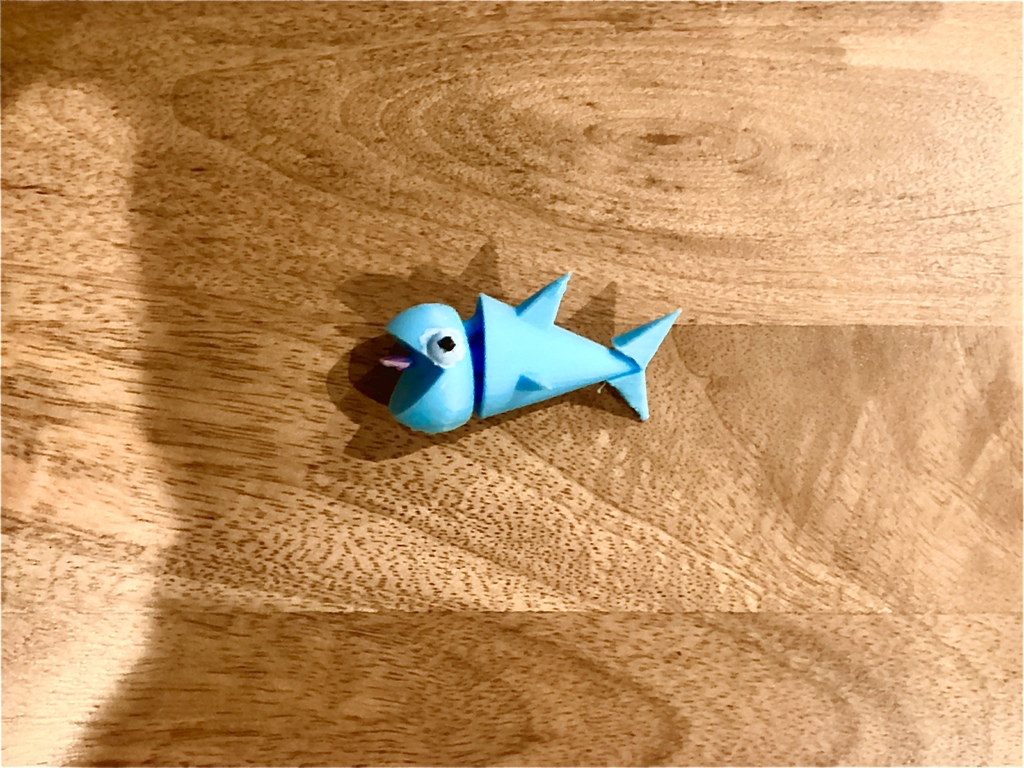 Goofy articulated shark