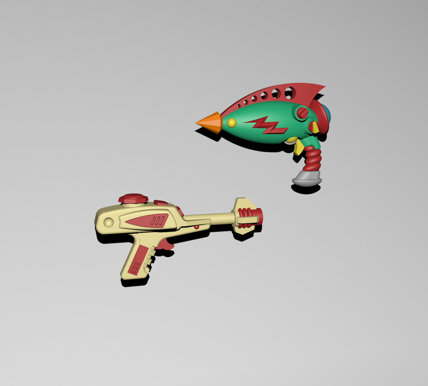 Retro Sci-Fi — Blaster Pistols