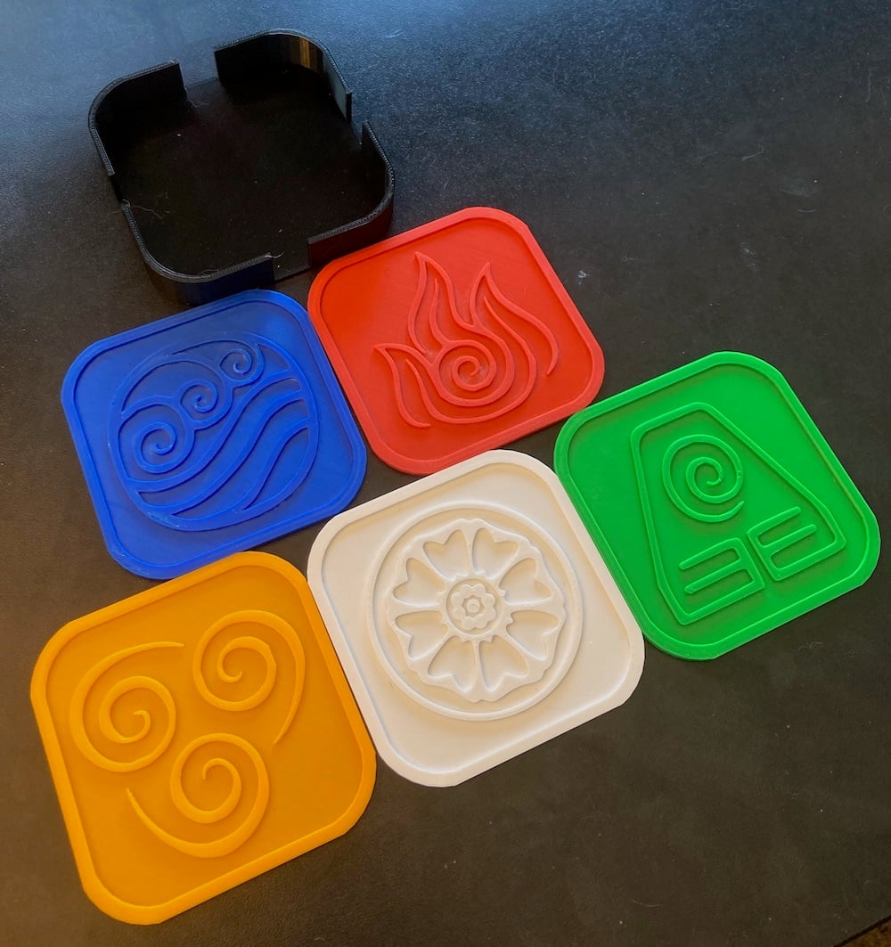 Avatar Symbols Coaster Set