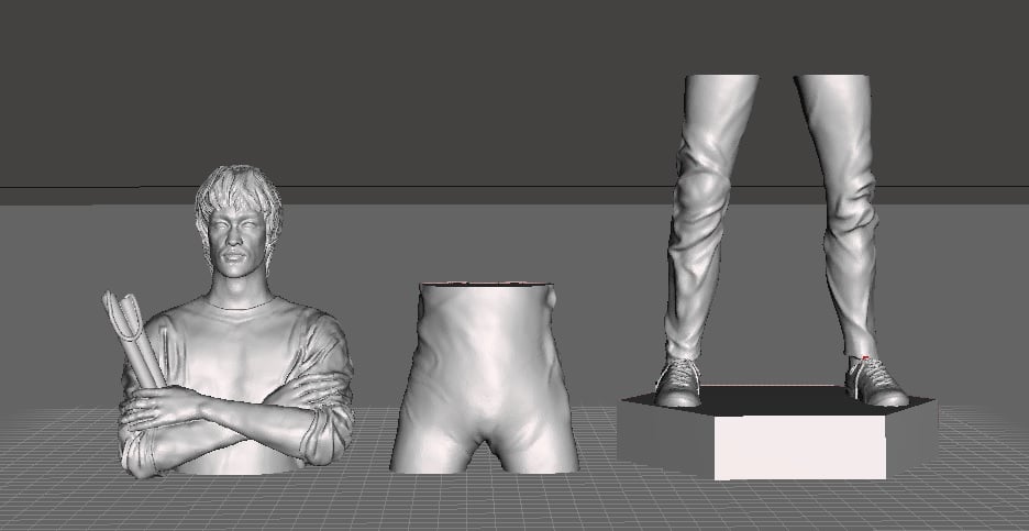 Bruce Lee - Hex platform 3 parts