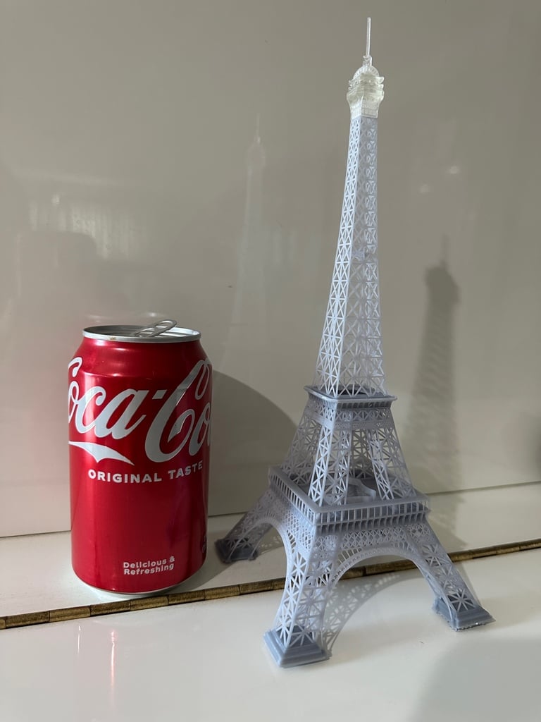 Eiffel Tower Accurate 3D Resin