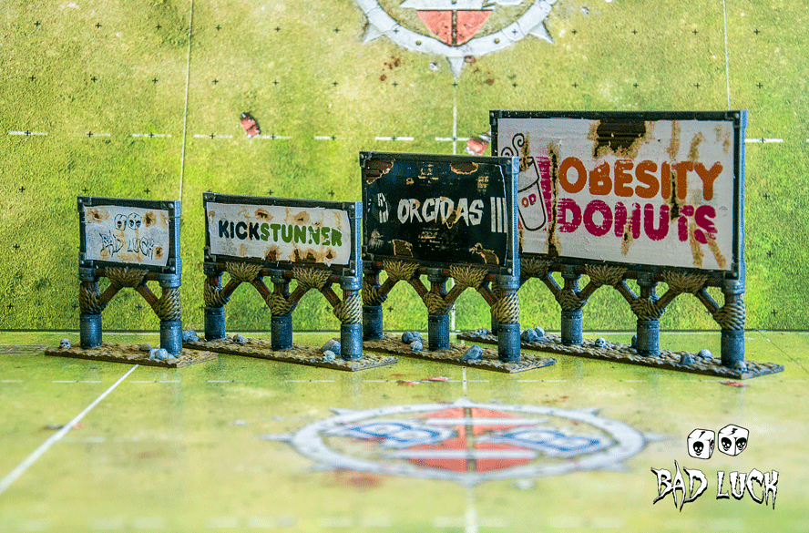 3D FANTASY FOOTBALL DUGOUTS VOL 2  KICKSTARTER BILLBOARDS SAMPLE 3D model