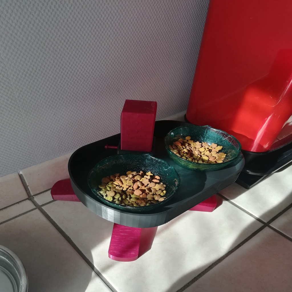 support gamelle chat/chien (cat/dog food feeder support)