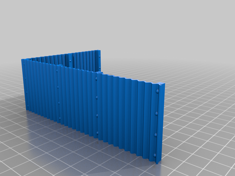Corrugated fence