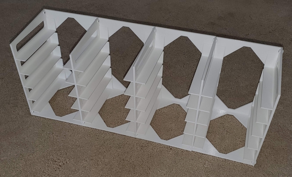 Modular project box shelves