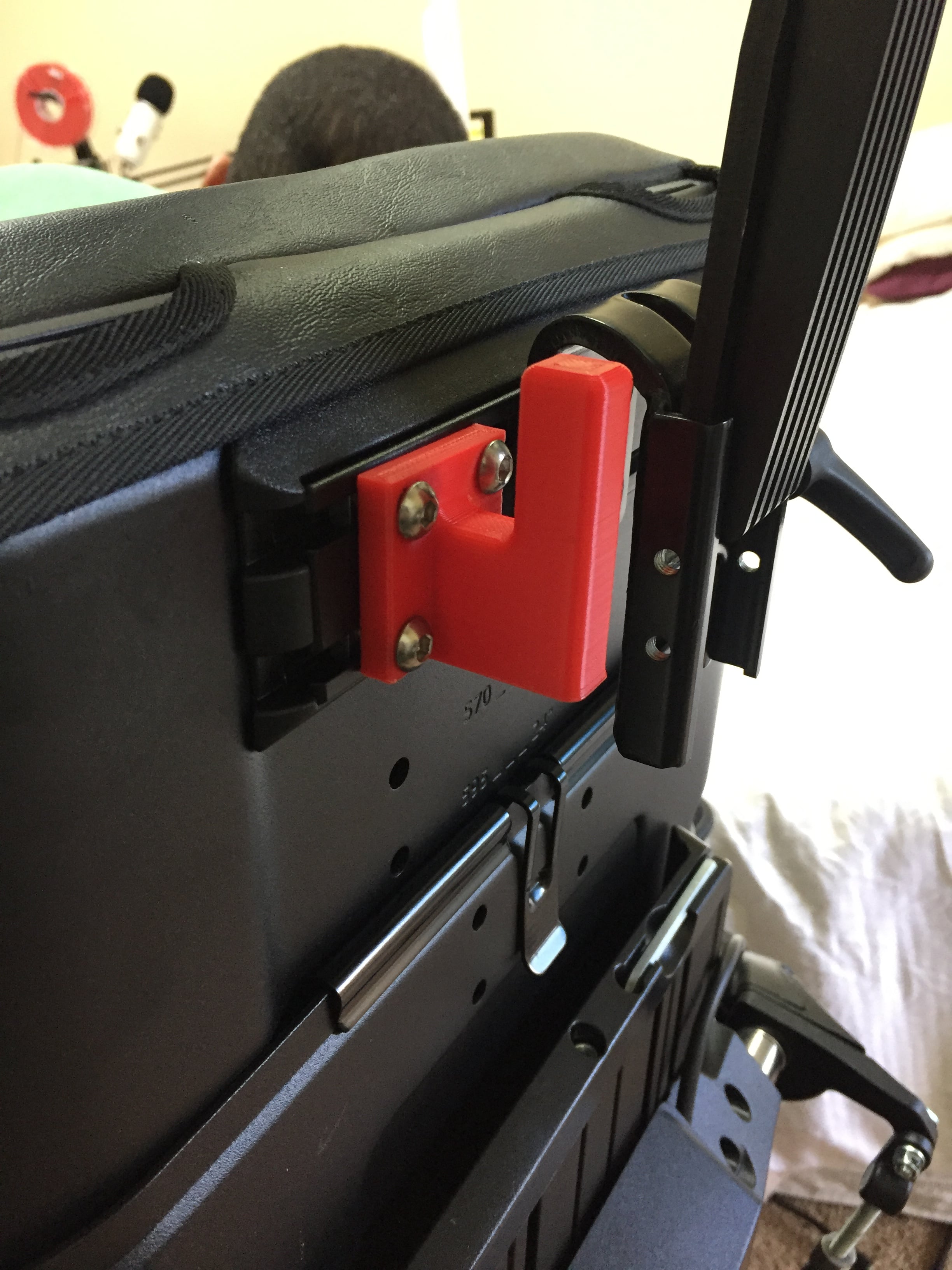 Permobil Powerchair Unitrack Hooks