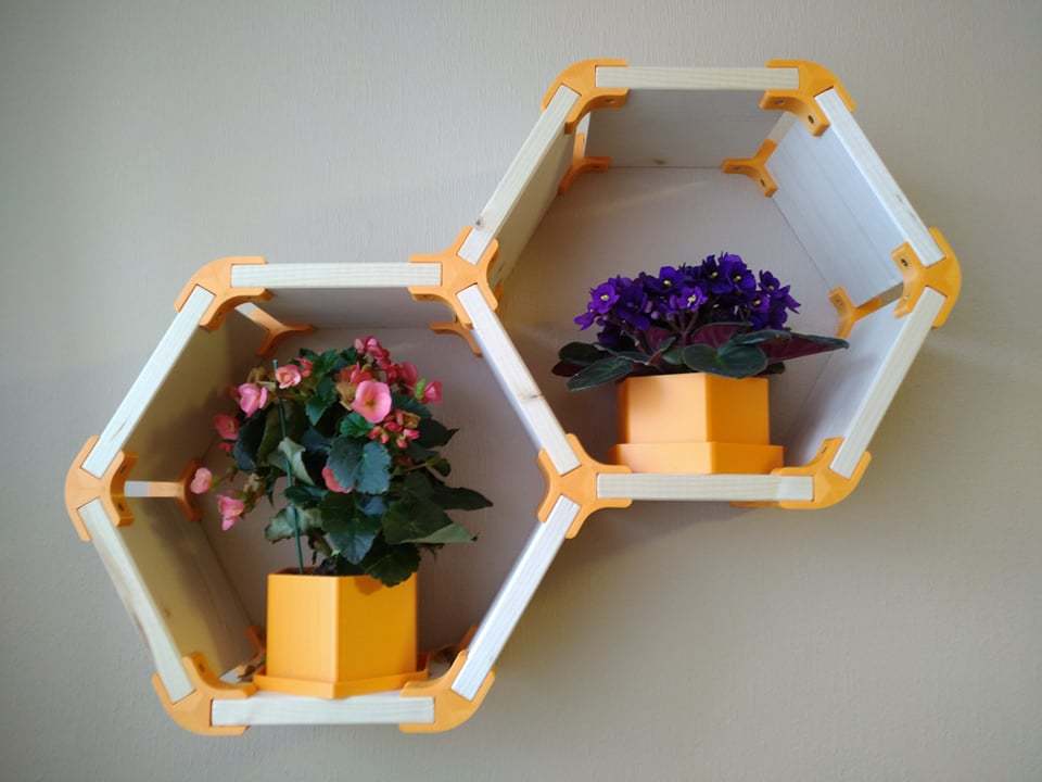 Honey Comb (hexagon) Shelf 