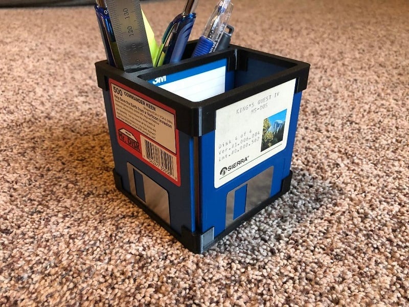 Floppy Disk Box w/ Divider