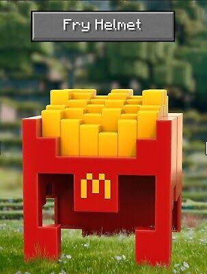McDonald’s Minecraft Fry Helmet