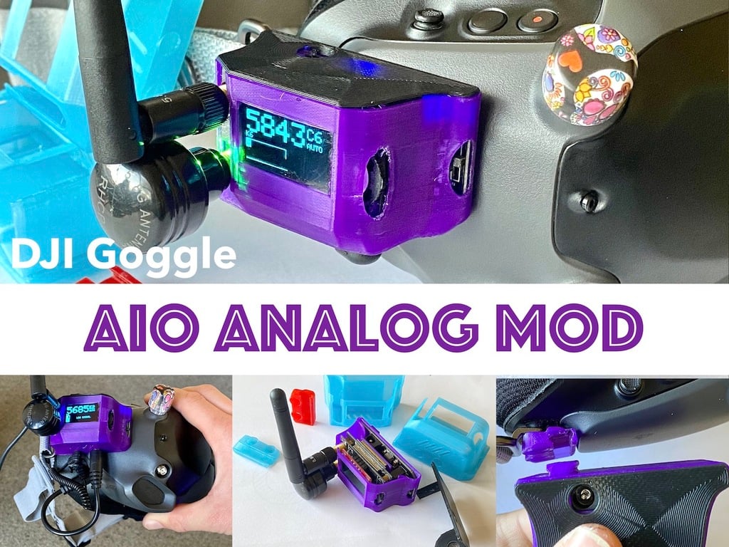 AIO Analog Mod for DJI Goggles