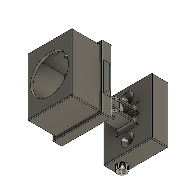 HC-SR501 PIR sensor case with angle mount