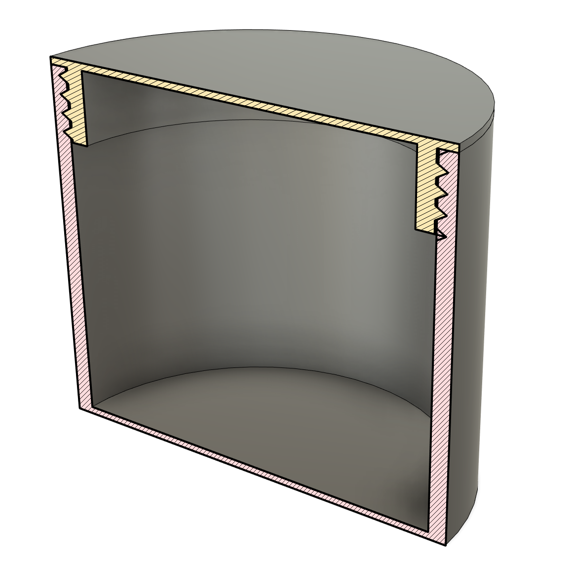 Parameterized Threaded Cup With Cap