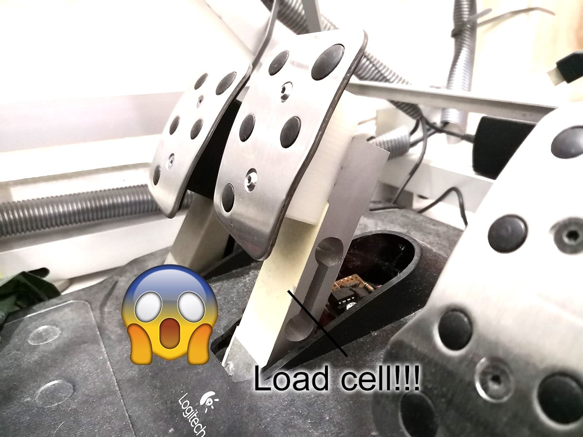 Logitech G27 Load Cell Mod Mount & Adapter