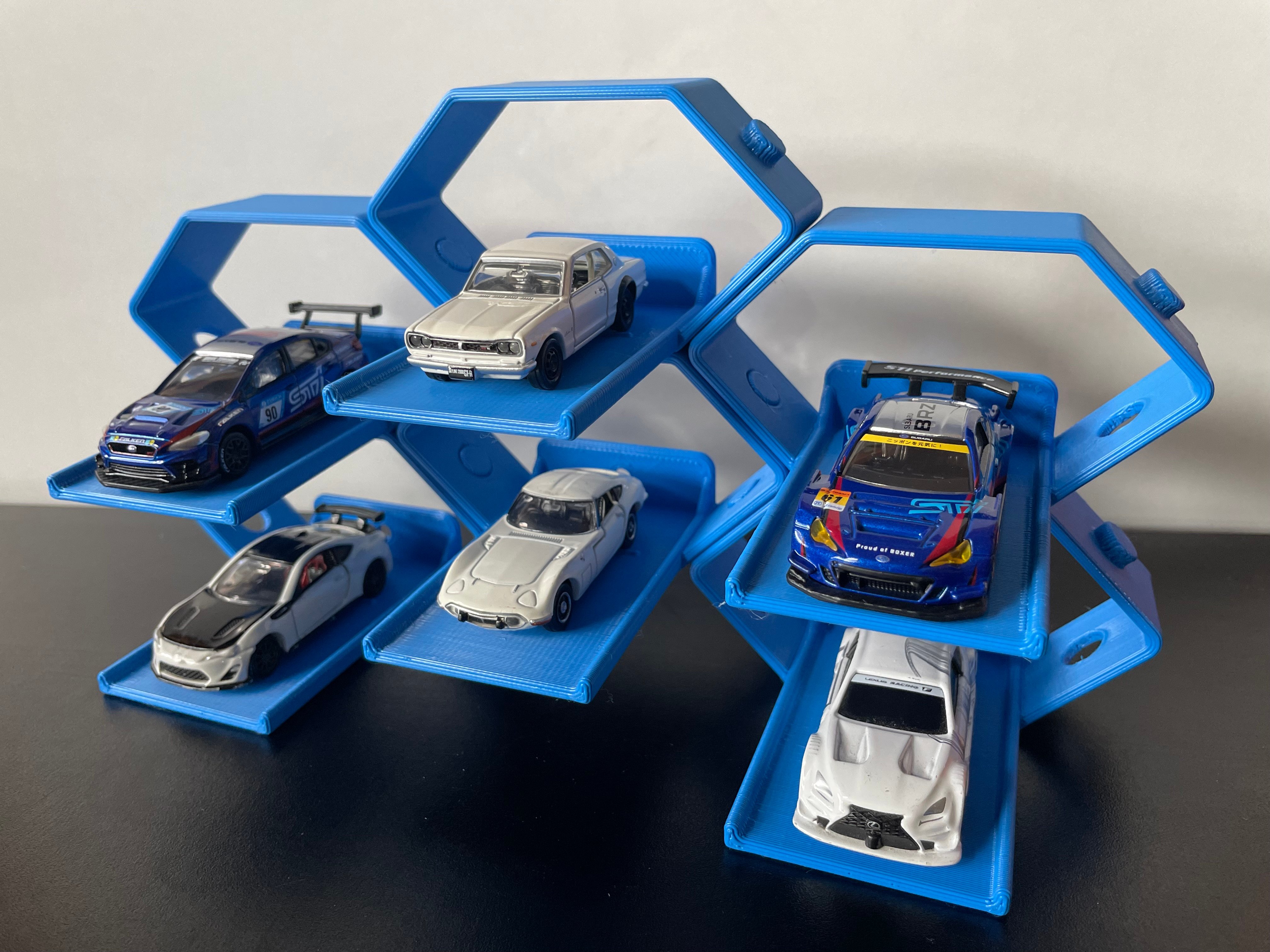 Toy car display shell
