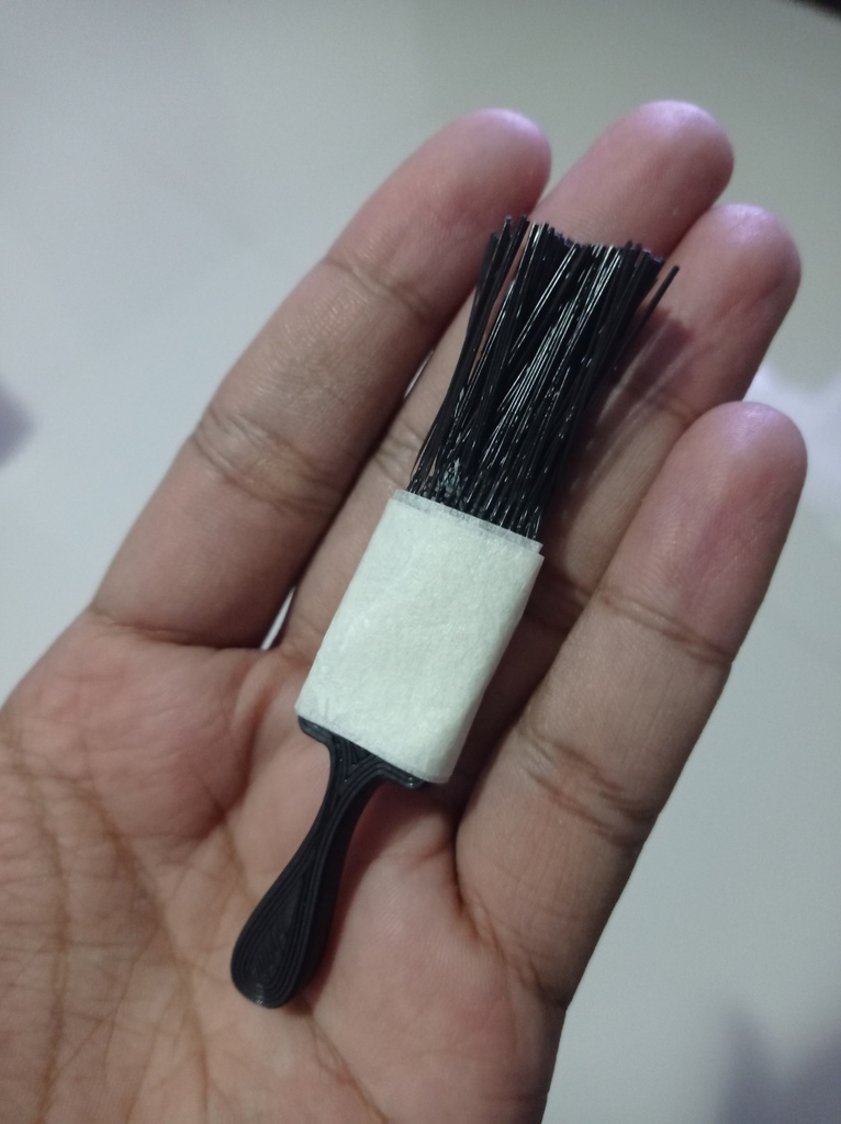 Fully 3D Printable Mini Brush - 10min print