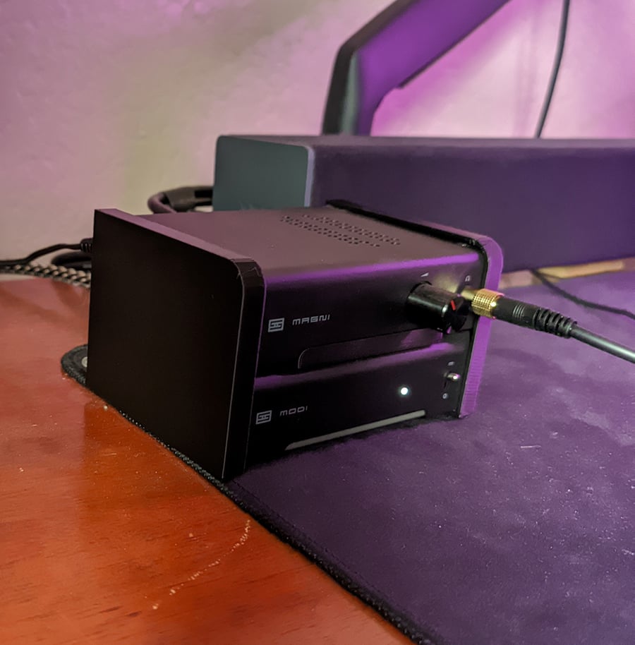 Schiit Bracket Closed and Connected