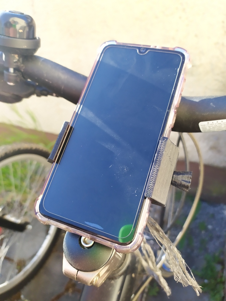 Sturdy phone mountain bike clamp mount - adjustable