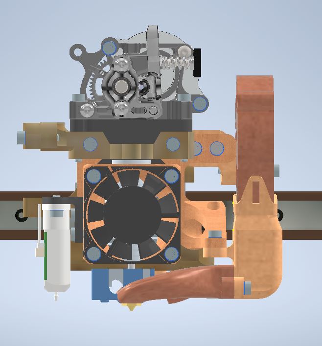 CR10 hotend mount