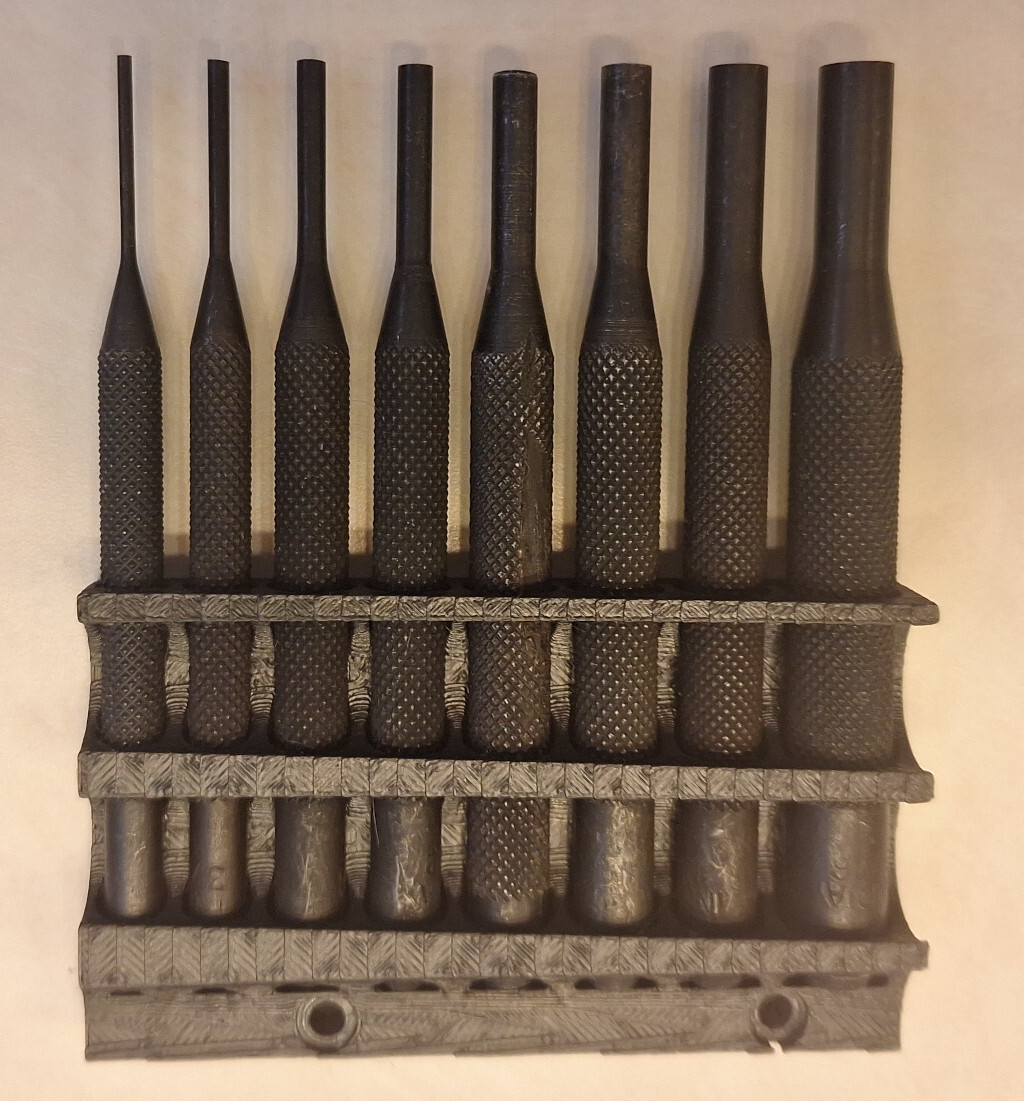 Holder for PITTSBURGH 8-piece Pin Punch Set