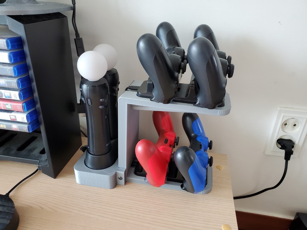 Ps4 Charger Holder(4 Dualshock, 2 Move Con)