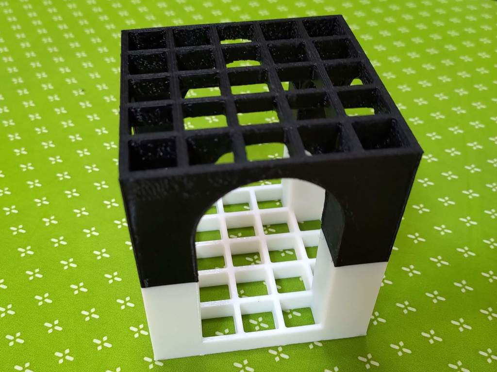 Stackable square holder table 