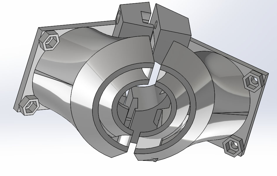 V4 - e3d clone CIRCULAR fan ducts 360° - print and barrel ! ultimate edition