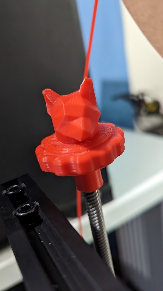 Creality Ender 3 / Ender 3 Pro / Cr-10 Z-Axis Knob (with fox head)