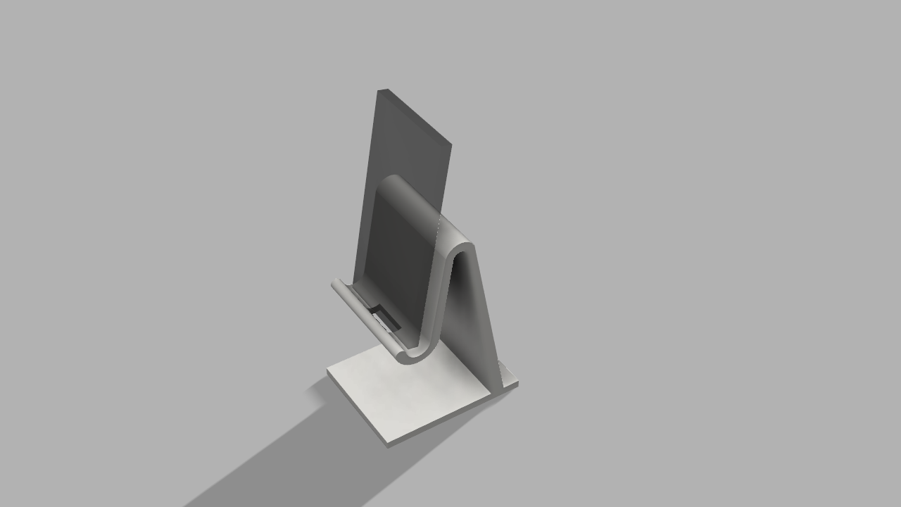 iPod Touch stand with charger hole