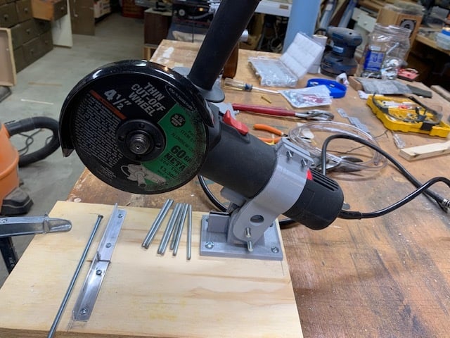 Angle Grinder Chop Saw with Return Spring