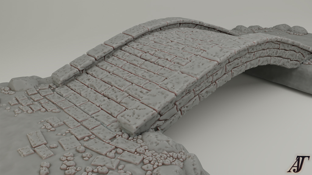 RPG Stone Bridge (Free Kickstarter 3dmodel)