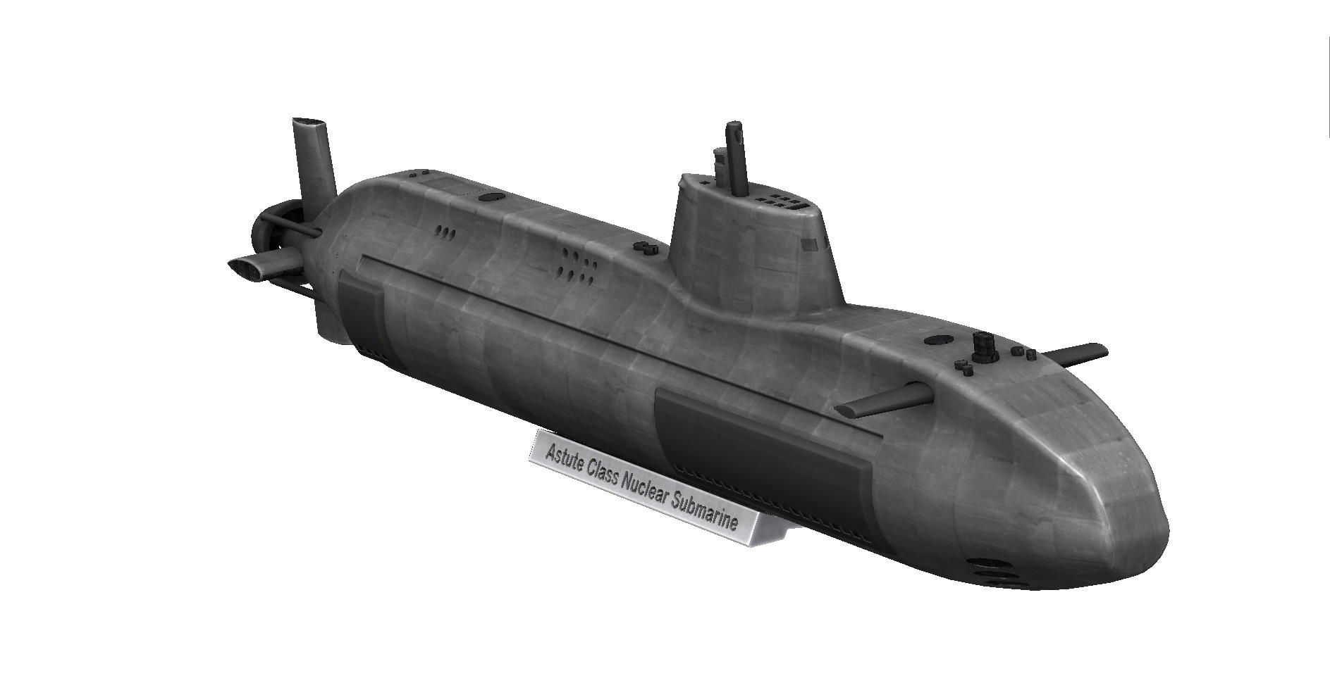 Astute Class Nuclear Submarine hull for R/C submariners