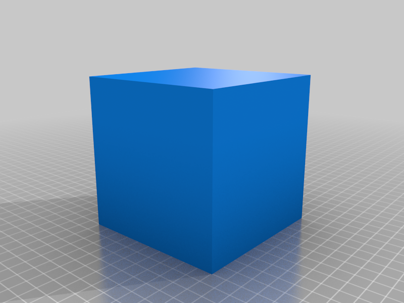 100mm cube test 3D model