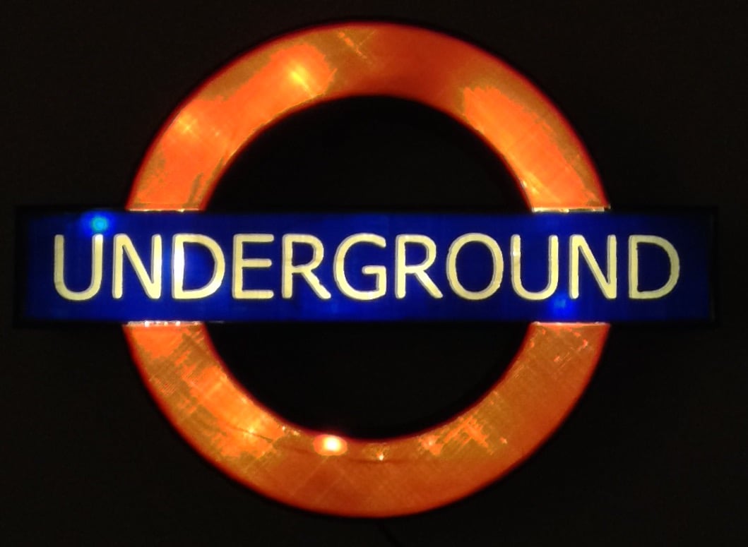 London Underground Roundel Lightbox