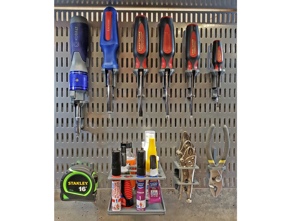 Modular Tool Racks for Elfa Utility Board