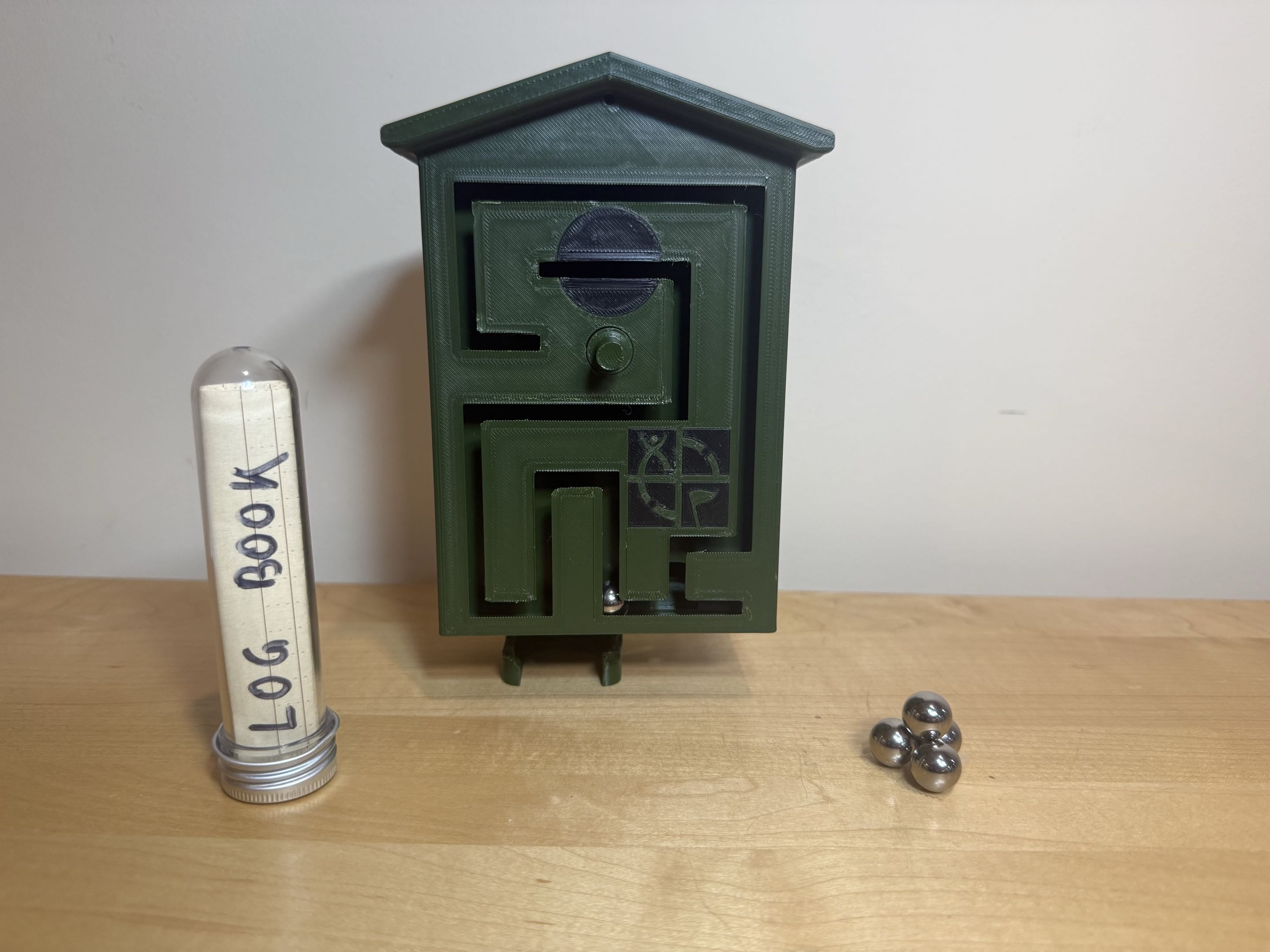 Ball Bearing Maze Gadget Cache Birdhouse