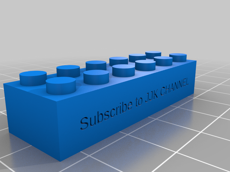 Mini 1,000 Subscriber Club Custom Lego Brick