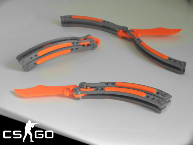 CS:GO Knife (No Screws Needed) trainer by Budina Thingiverse