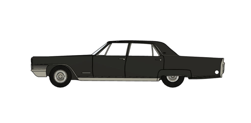 Keychain 1965 Cadillac Fleetwood