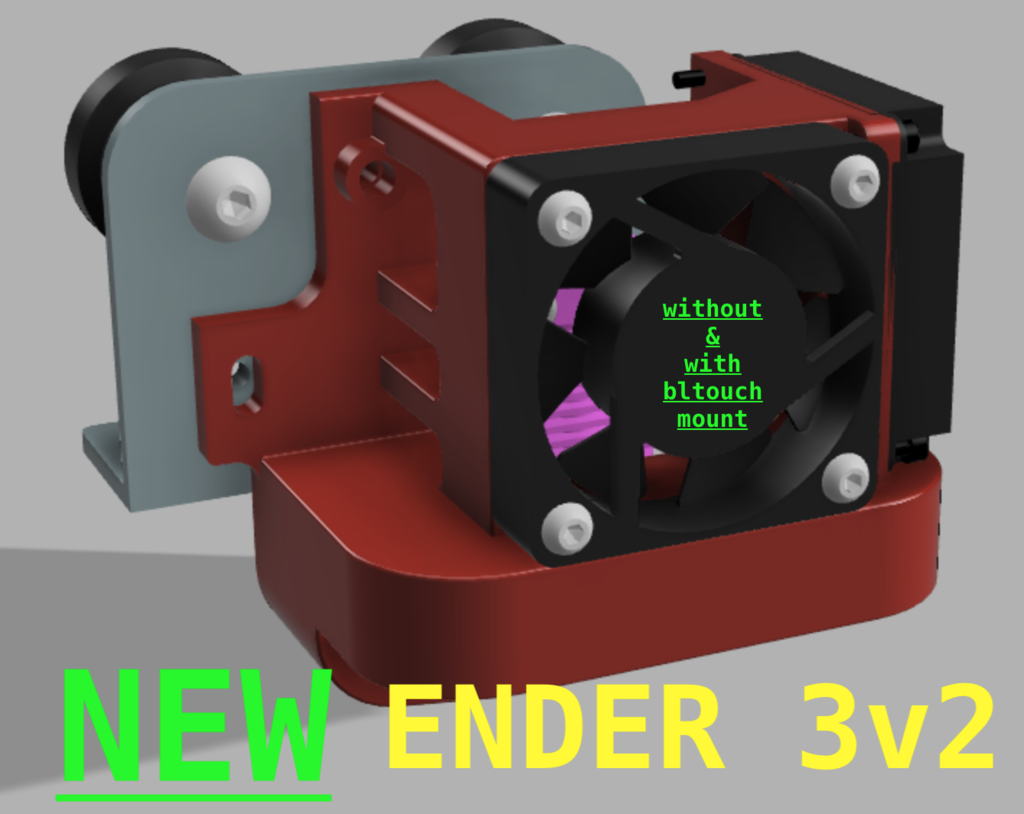 mini Satsana for Ender 3 V2 with BLTouch mount