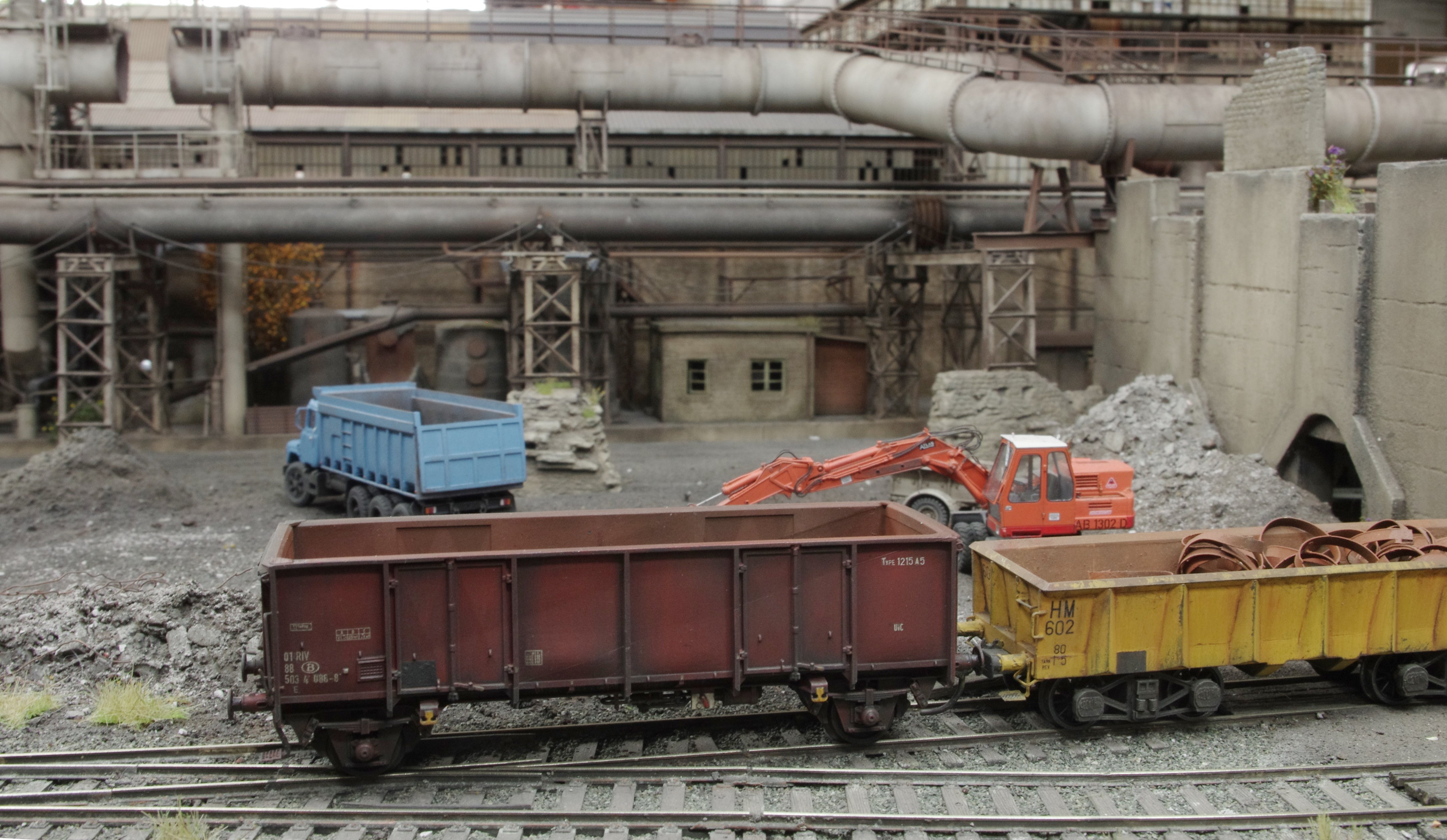 H0 scale NMBS SNCB freight car E/Es type 1215A5 &1215A1