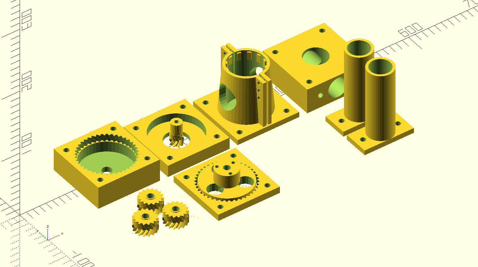 Parametric Planetary Gear Box