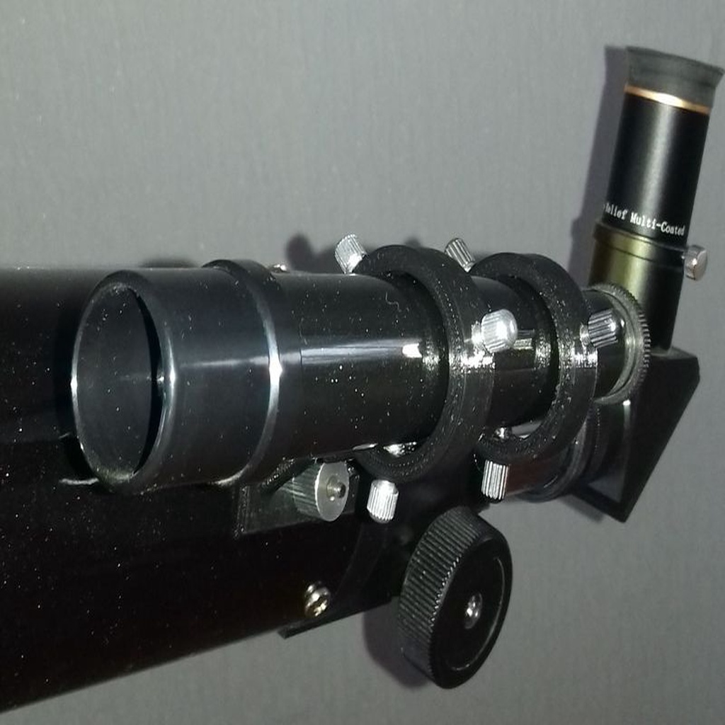 Dual-ring finderscope bracket for telescope